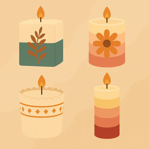 Decorative & Layered Candle Designs